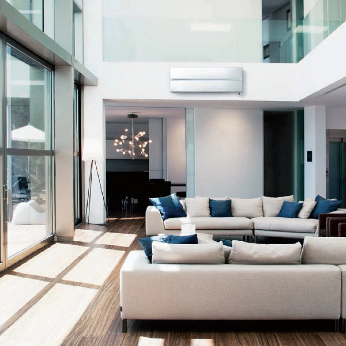 Air conditioner Mitsubishi Electric Kirigamine Style MSZ-LN dual split 9000+9000 BTU inverter B wifi outdoor unit 3.3 kW White - Image 3