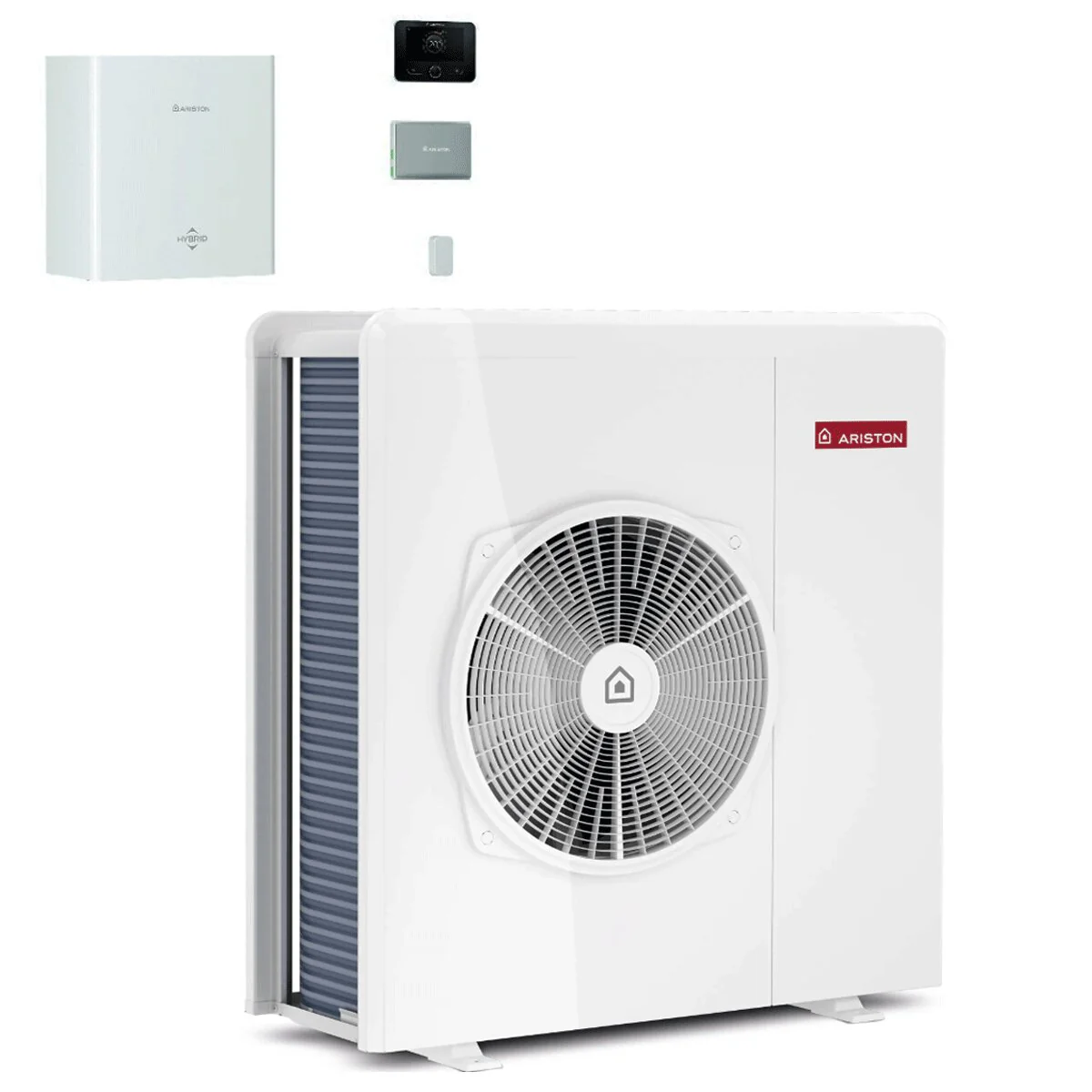 Ariston Nimbus M Hybrid Universal Net R32 8 kW Three-Phase Inverter A++ WiFi air-water heat pump