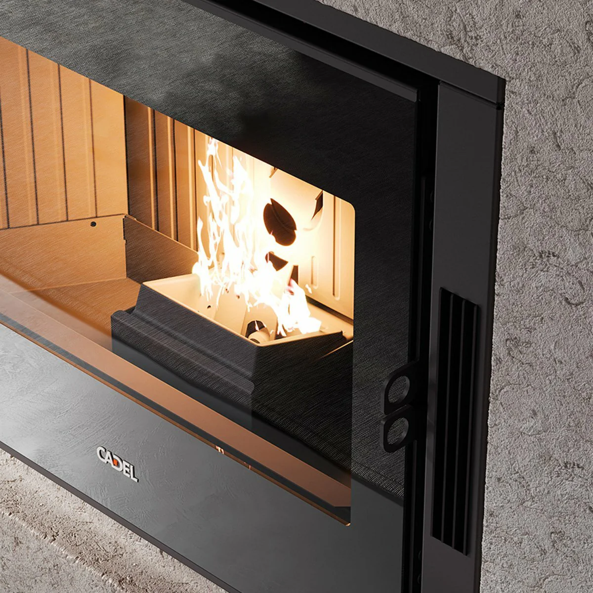 CADEL Zefiro 9 ducted air pellet fireplace insert 9 kW - with WiFi - Image 3