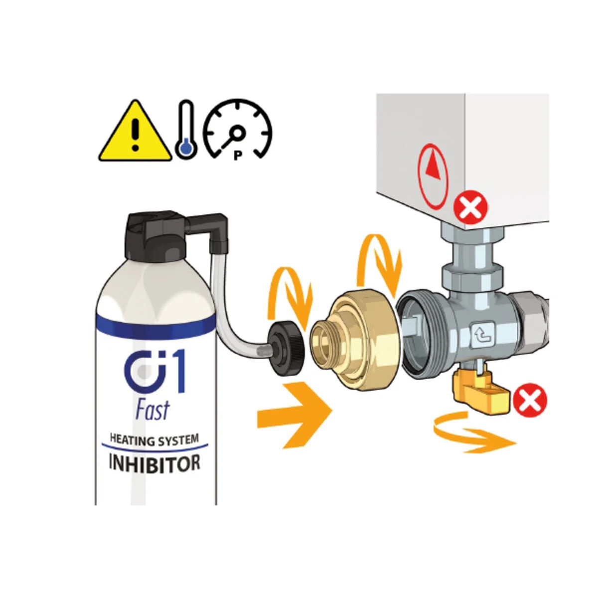 Caleffi kit for flushing and adding additives in heating systems - Image 2