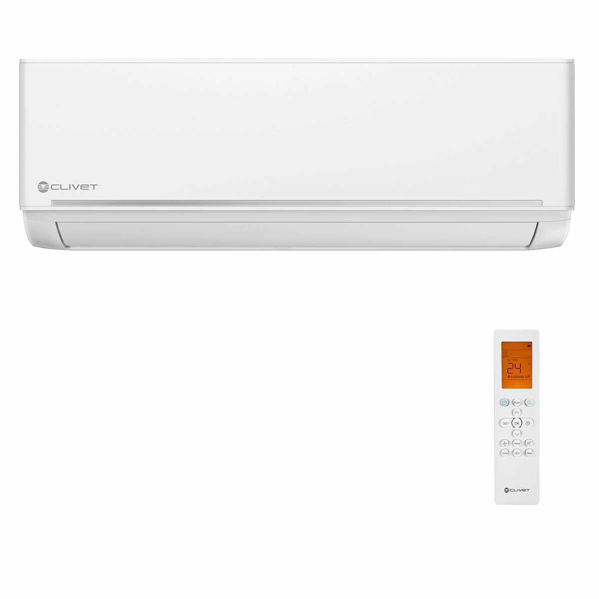 Clivet EZCool air conditioner split panels 9000+12000+12000+18000 BTU inverter A++ external unit 10.5 kW - Image 4