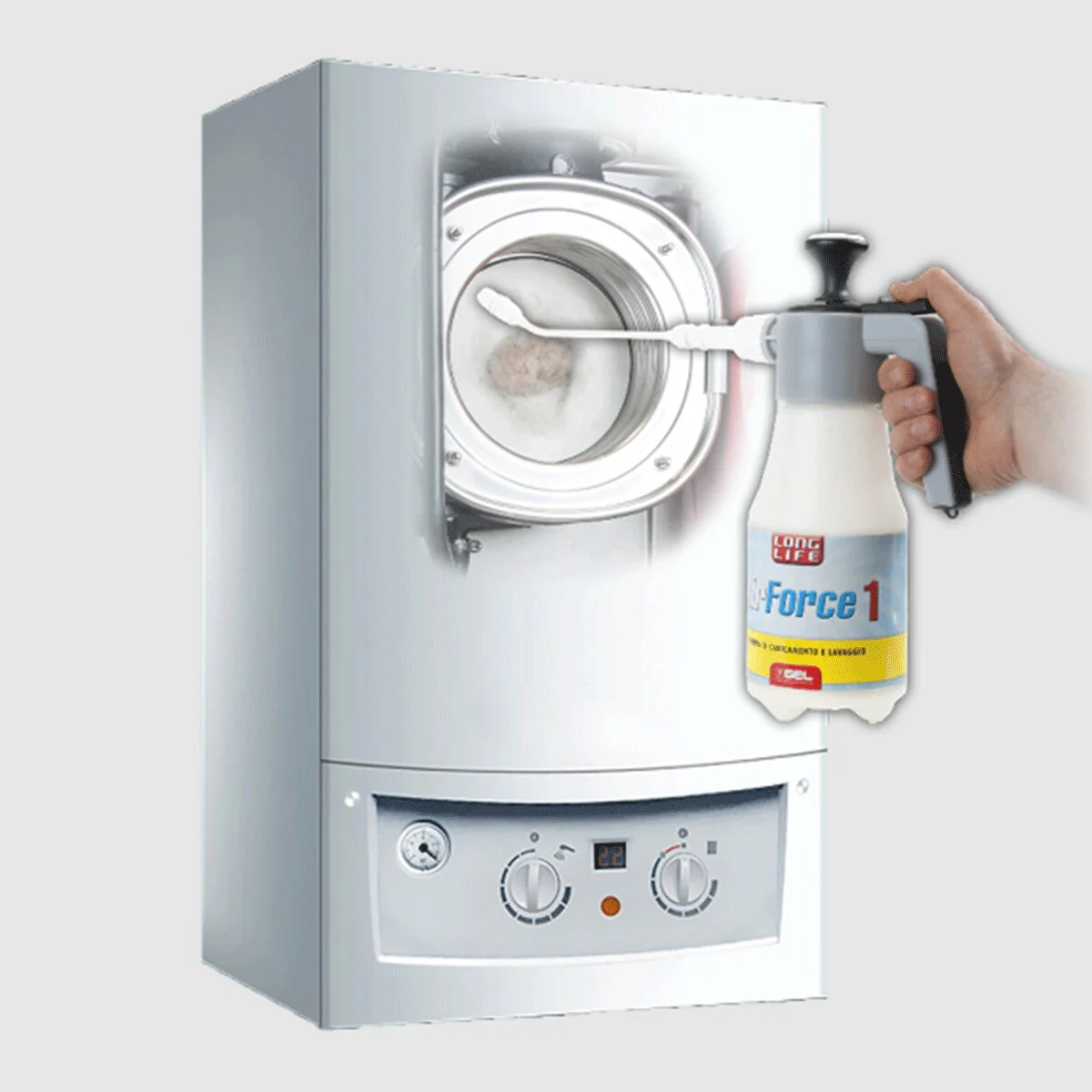 Combustion chamber cleaner for condensing boilers GEL Boiler Cleaner ECONOMIX 1 litre - Image 2