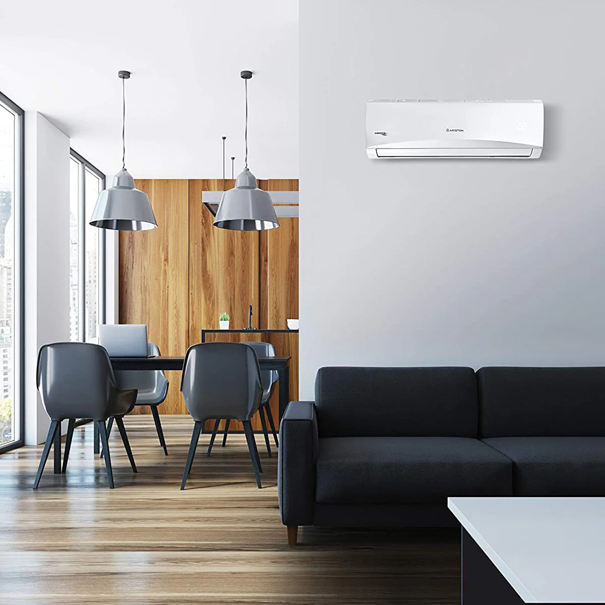 Ariston PRIOS R32 quadri split air conditioner 9000 + 9000 + 9000 + 12000 BTU inverter A ++ outdoor unit 10.6 kW - Image 2