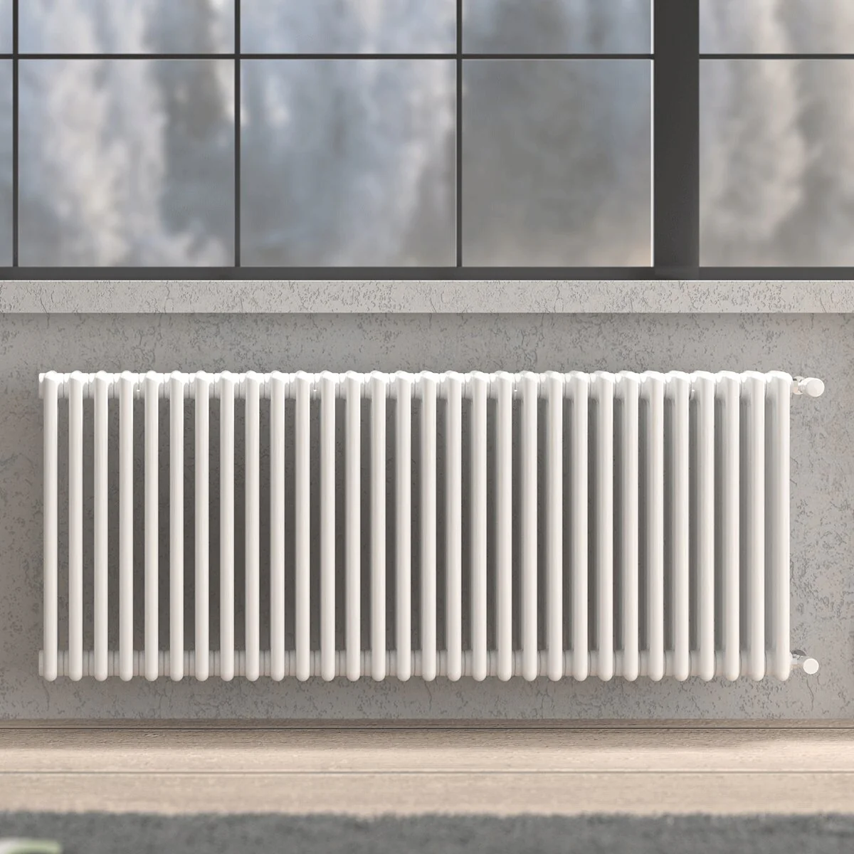 Cordivari Ardesia column radiator 4 columns/18 elements - Height 656 Interaxis 600 (mm) - FOR REPLACEMENT or NEW INSTALLATION - Image 2