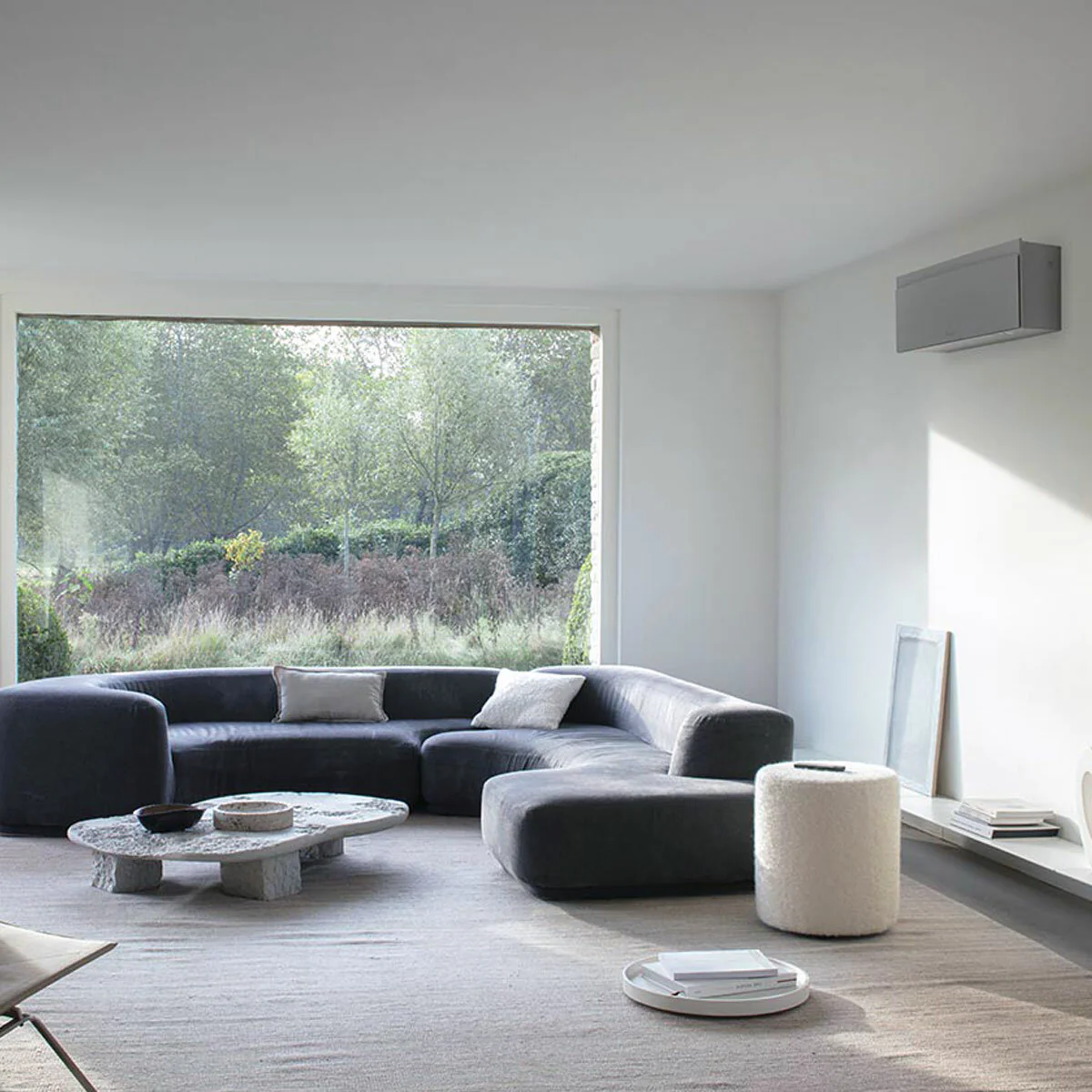Daikin Emura 3 dual split air conditioner 15000+15000 BTU inverter A+ wifi outdoor unit 7.8 kW Silver - Image 3