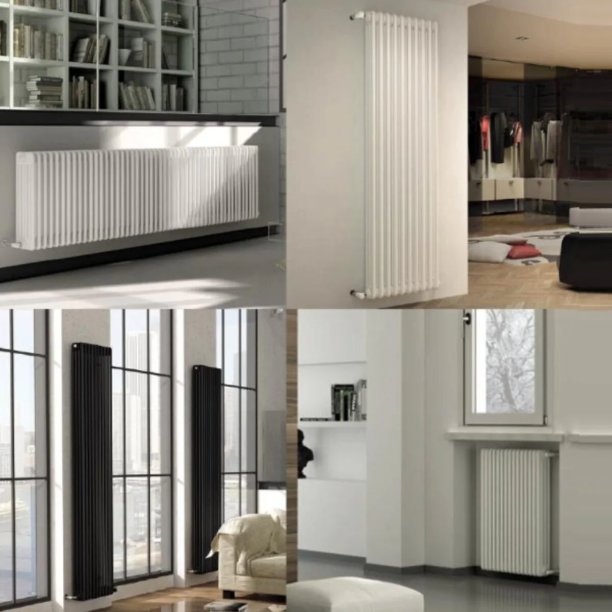 Ercos Comby steel column radiator 6 elements 4 columns center distance 600 mm - Image 6