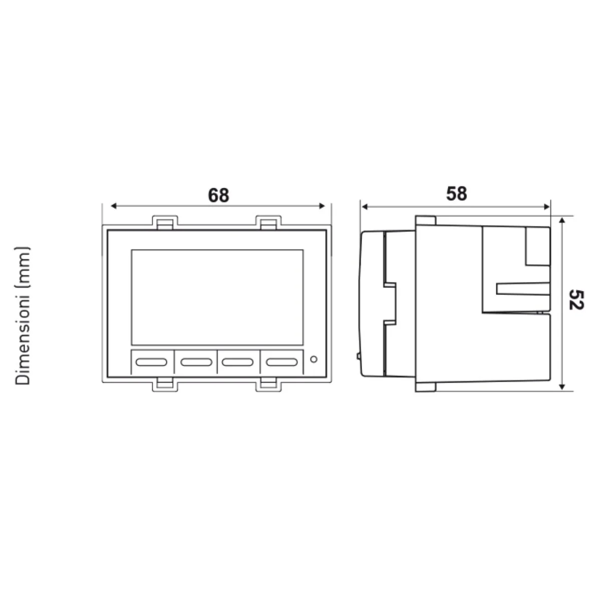 Fantini Cosmi CH123 built-in thermostat - Image 4