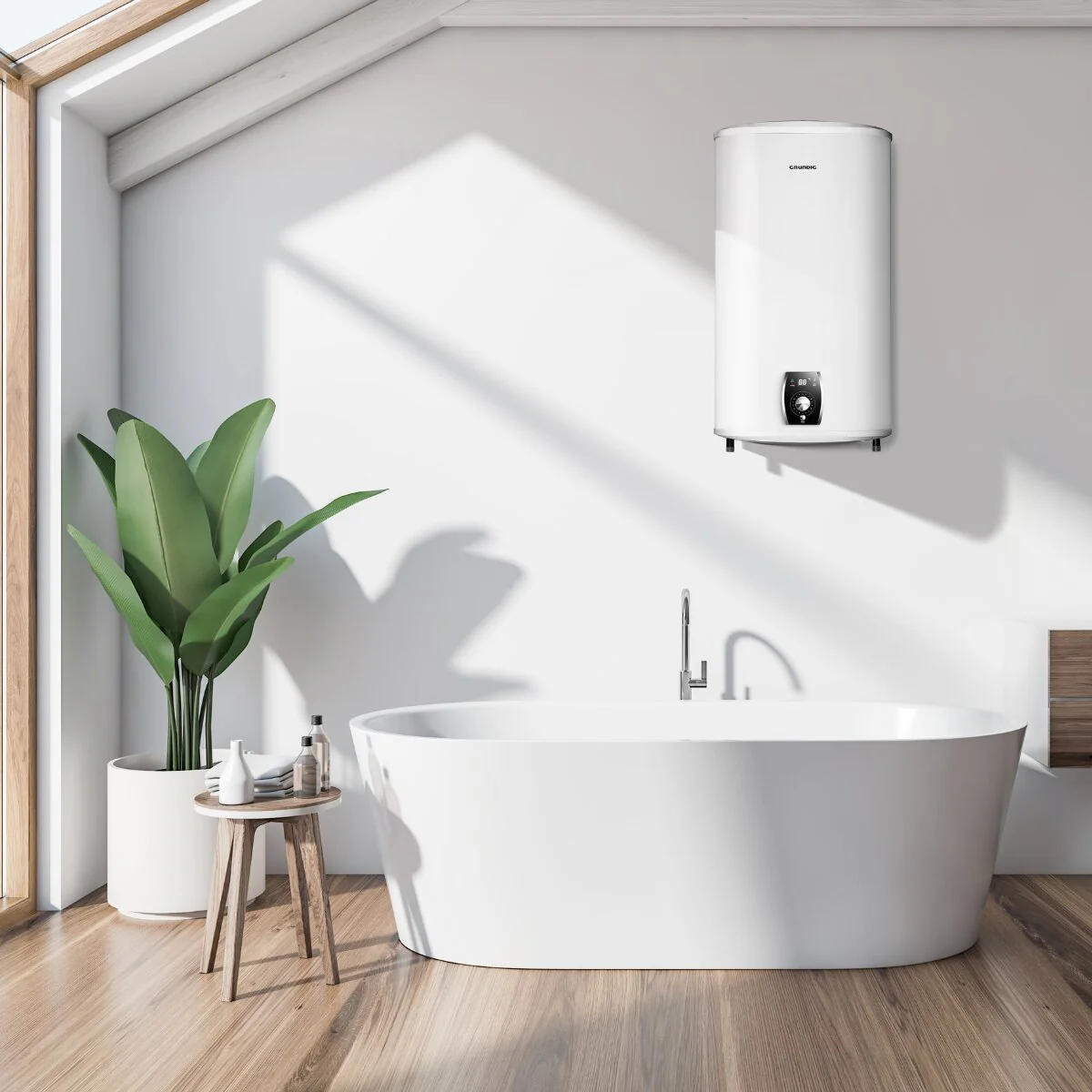 Grundig Twin Line 50 Liter Electric Water Heater - Vertical/Horizontal - Image 3
