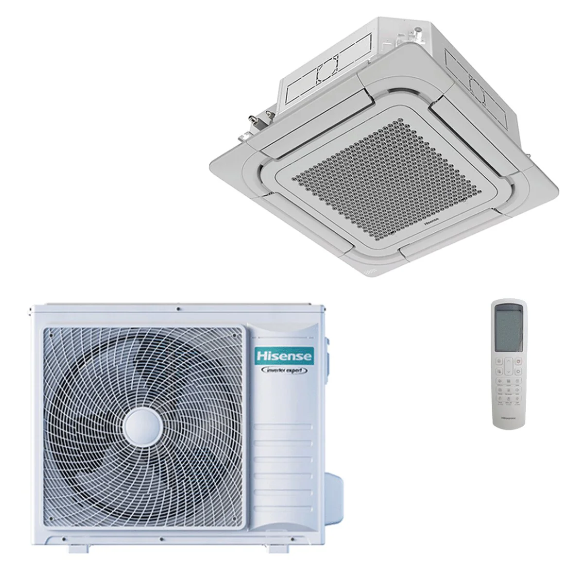 Hisense 90x90 Circular Flow Cassette Air Conditioner 24,000 BTU R32 Turbo Inverter A++