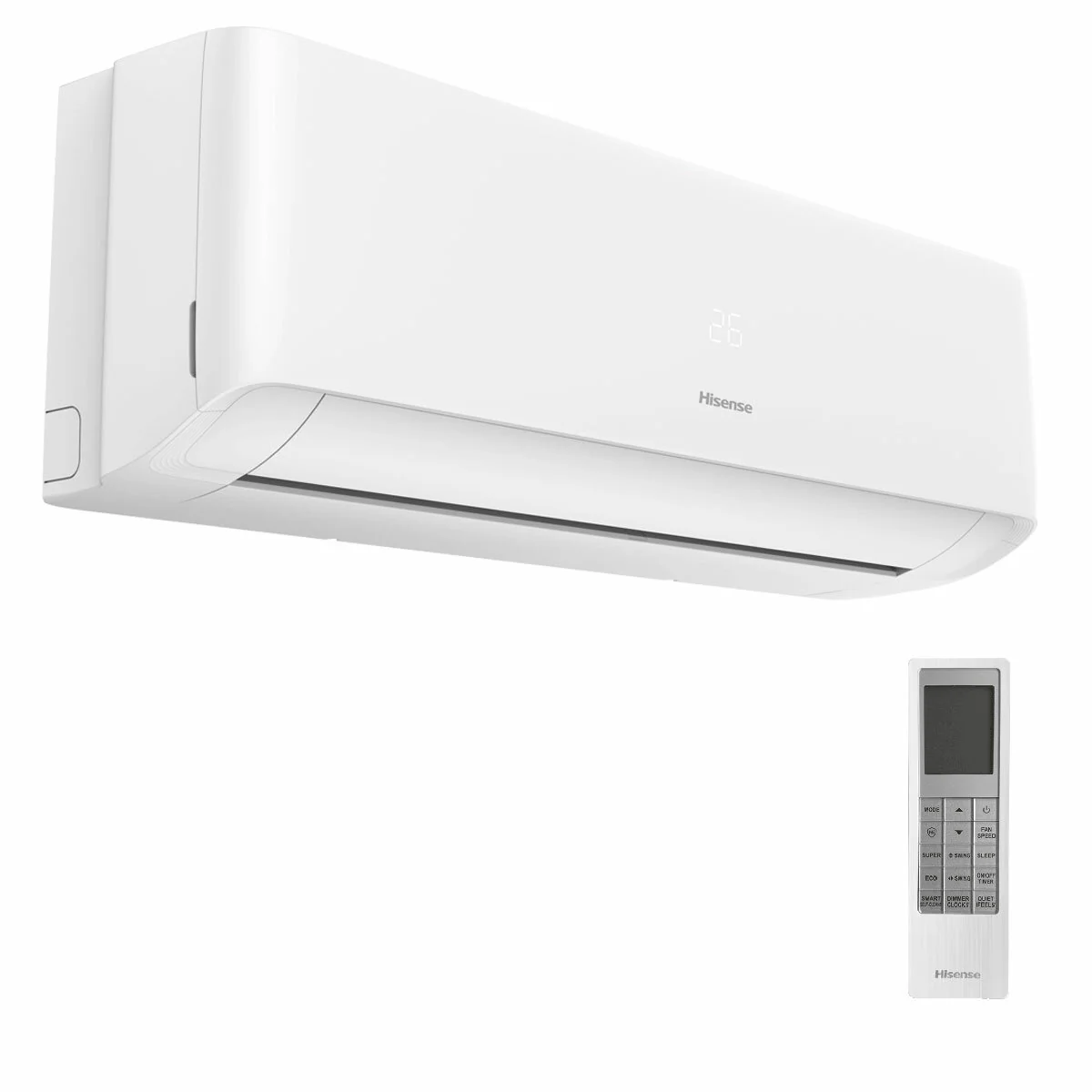 Hisense EcoSense dual split 7000+7000 BTU inverter A++ wifi air conditioner external unit 4.1 kW - Image 2