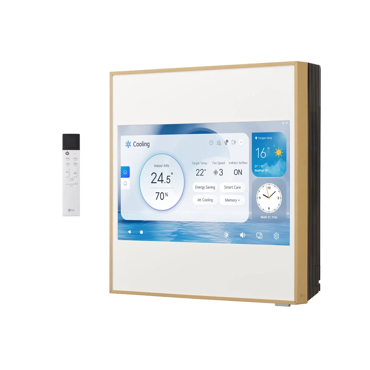 LG ARTCOOL Gallery LCD dual split 9000+12000 BTU inverter A+++ wifi air conditioner external unit 4.1 kW - Image 3
