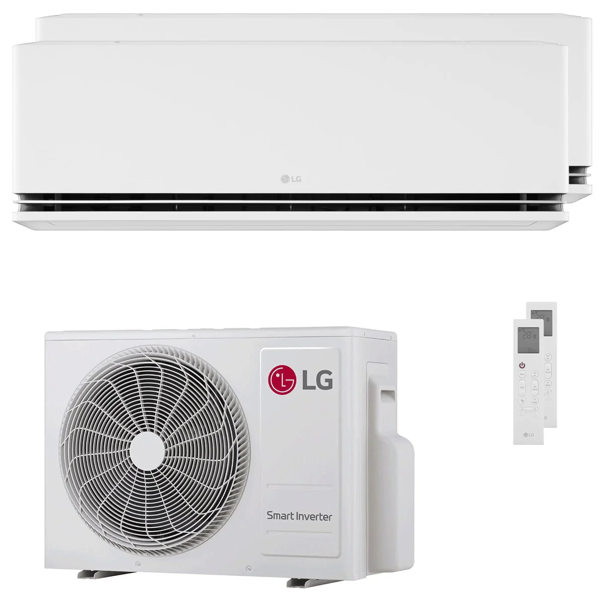 LG DUALCOOL Premium AI dual split 9000+12000 BTU inverter A+++ wifi air conditioner external unit 4.7 kW