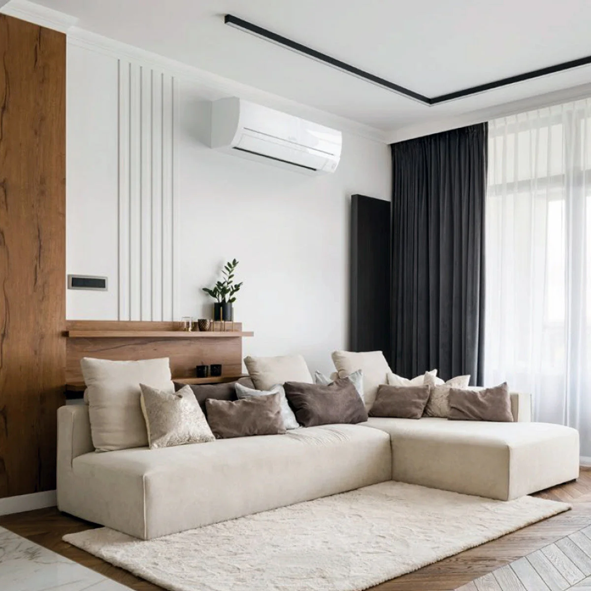 Mitsubishi Electric MSZ-HR trial split air conditioner 9000 + 9000 + 9000 BTU external A ++ inverter 5.0 kW - Image 2