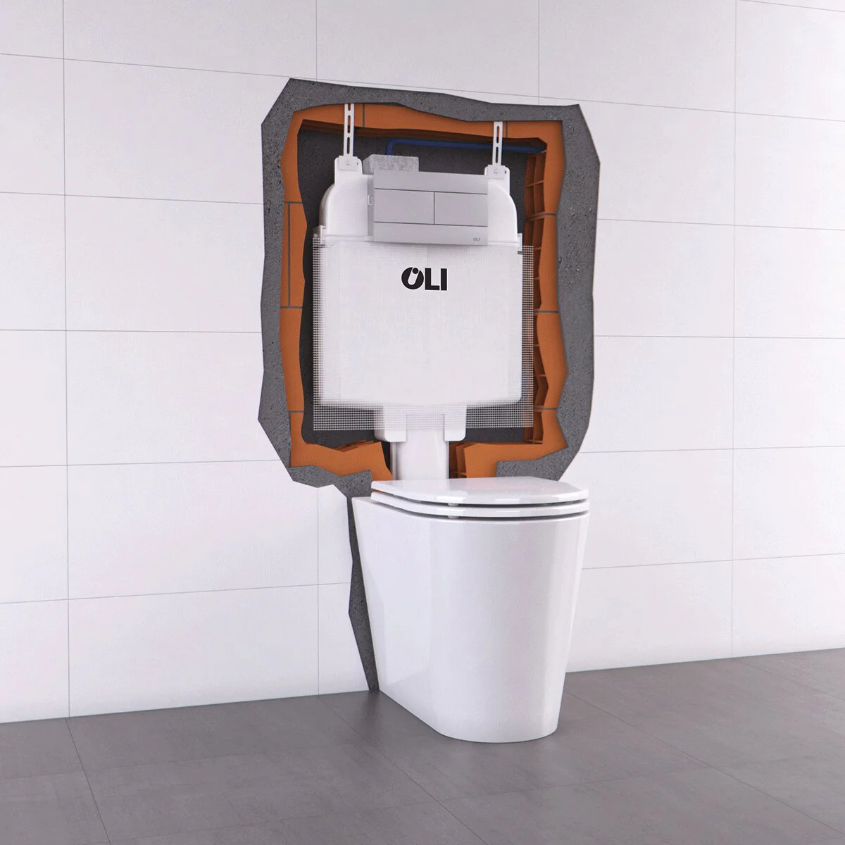 OLI OLI74 PLUS built-in toilet cistern for floor sanitary fixtures - Image 2