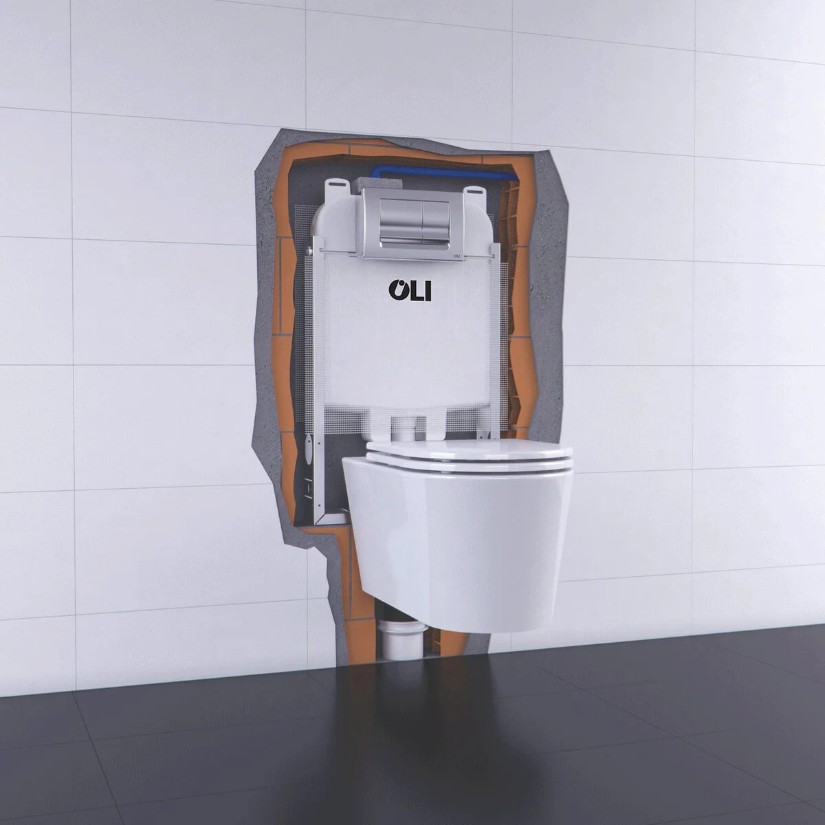 OLI OLI74 PLUS SIMFLEX built-in cistern for wall-hung sanitary ware - Image 2