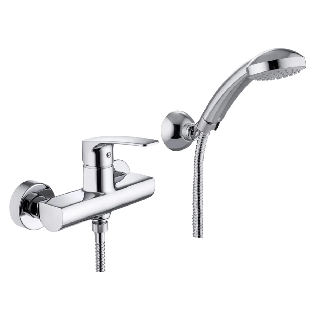 Paffoni LIME LM168D shower mixer – Complete with hand shower and bracket