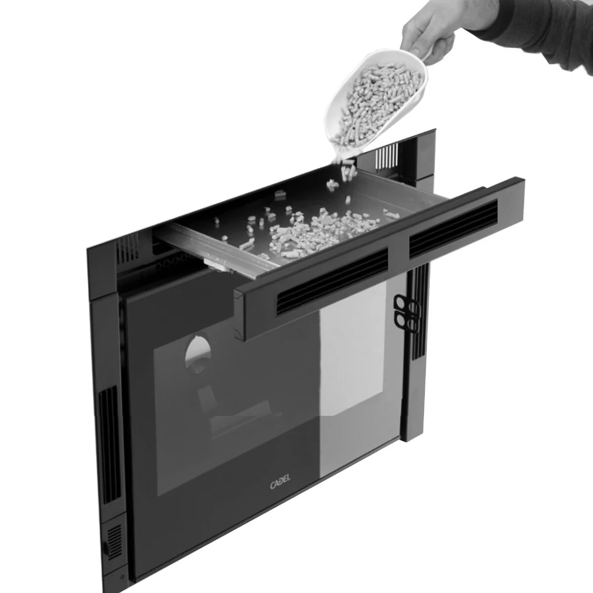 Pellet loading drawer for CADEL Zefiro 9 insert - Image 2