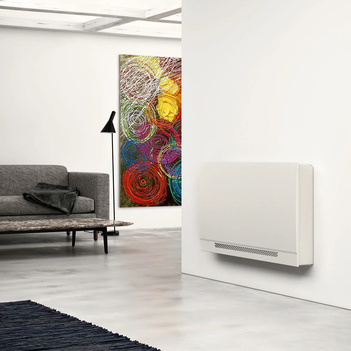 Sabiana Carisma Whisper fan coil CFF-ECM 10 kW 1.10 - 0.92 SLIM - CB-Touch EASY control - Image 3