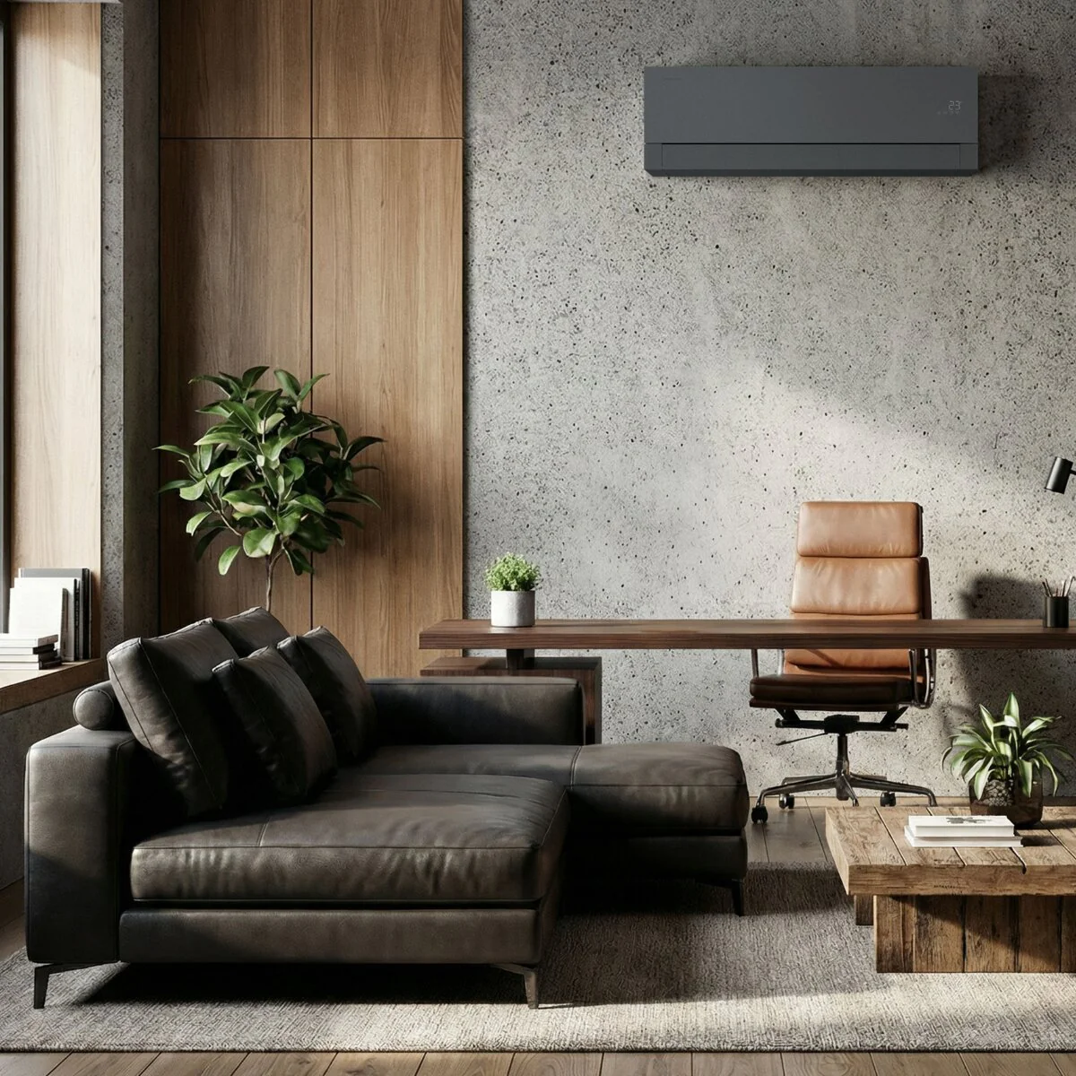 Samsung WindFree Première Air Conditioner 12000 BTU R32 Inverter AI WiFi A+++/A++ - Soapstone Charcoal - Image 2