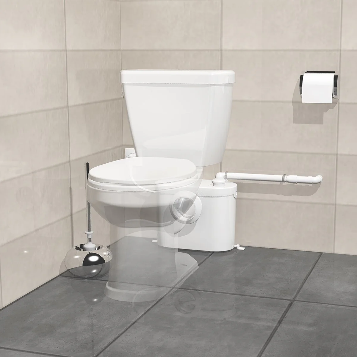 SFA Sanitrit UP WC macerator for toilet - Image 2