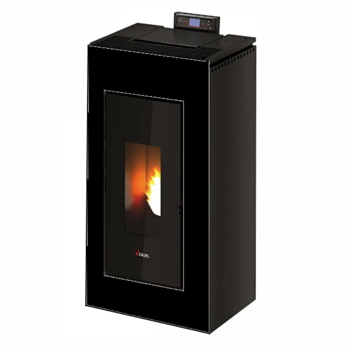 CADEL Prince 11 kW white air pellet stove with wifi - Image 3