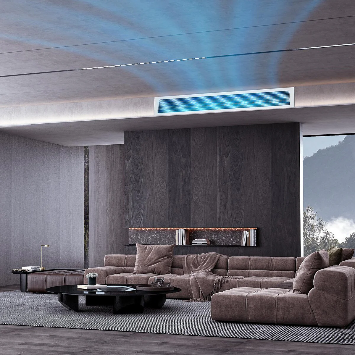 TCL Ducted Air Conditioner D Series dual split 9000+12000 BTU inverter A++ wifi external unit 5.1 kW - Image 2