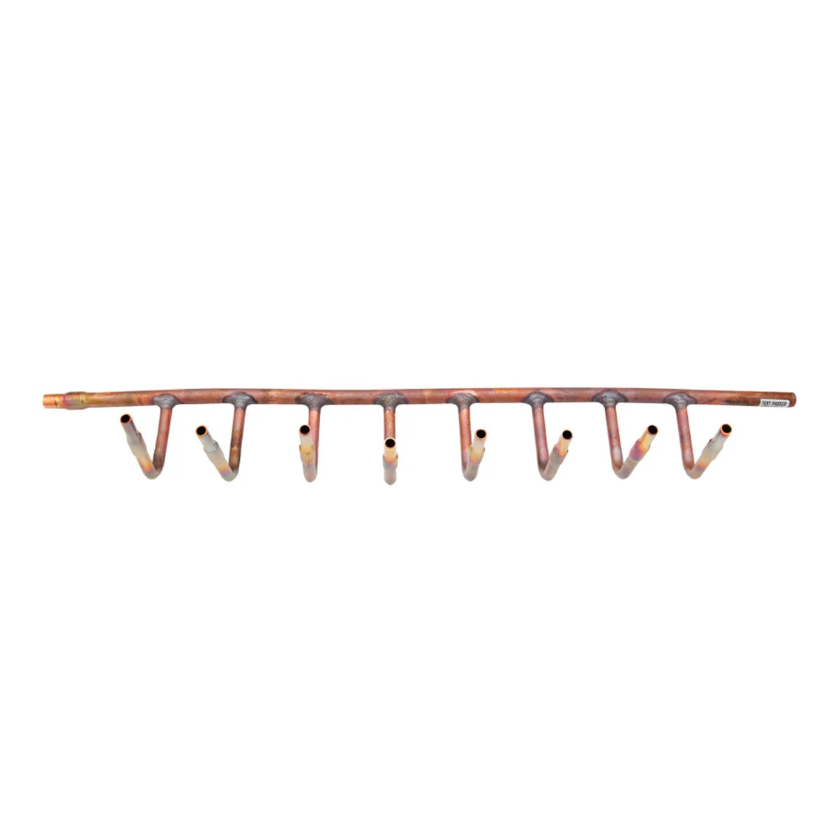 Tecnogas copper manifold 8 connections - for refrigeration piping circuits of VRV, VRF multisplit air conditioning systems - Image 3