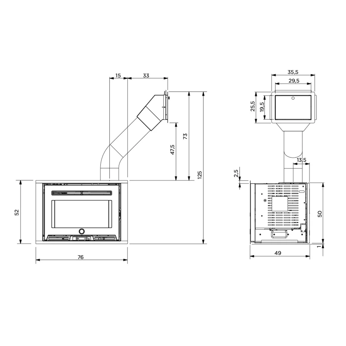 Trapdoor pellet loading kit for EK63 PELLEK80 and PELLEK110+ EVO2 inserts - Image 2