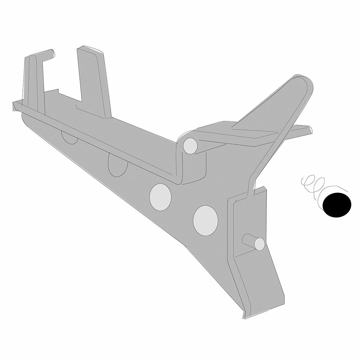 Valsir plate control lever for Medusa - Image 2