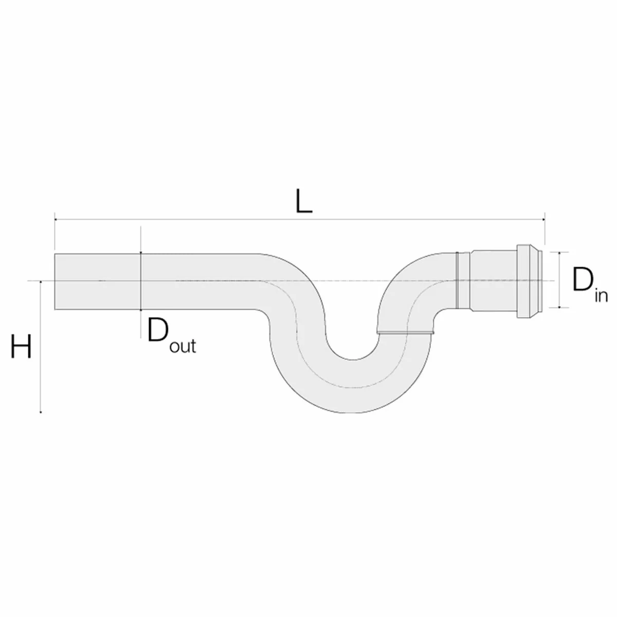 Valsir siphon in HDPE for condensate drain - Image 2