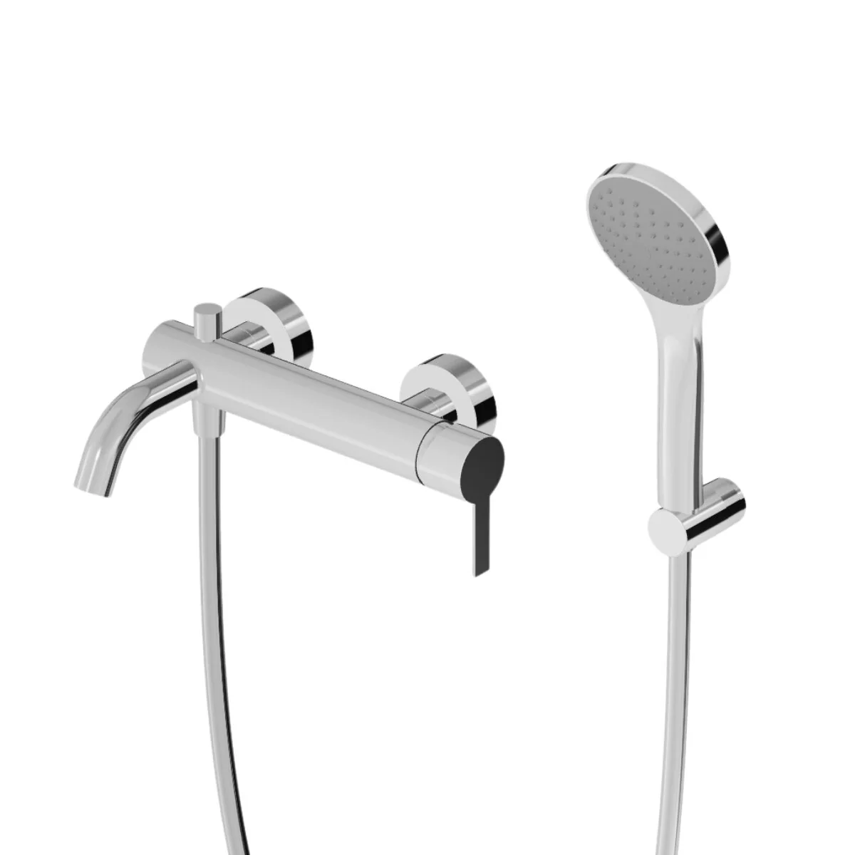 Zucchetti GILL ZGL139 bath-shower mixer – Chrome finish - Image 2